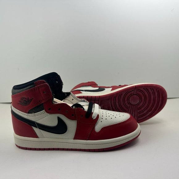 Nike Air Jordan 1 Retro High OG Varsity Red Black Sail FD1412-612 PS Sz 12C- 3Y - Picture 5 of 11